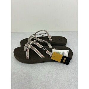 TEVA Sandals Womens Size 8 Olowahu Thong Flip Flops Flats 6840